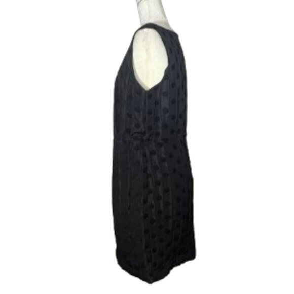 NWT Joe Fresh Women's Polk Dot Black Sleeveless Dress Size 12 - Picture 3 of 10